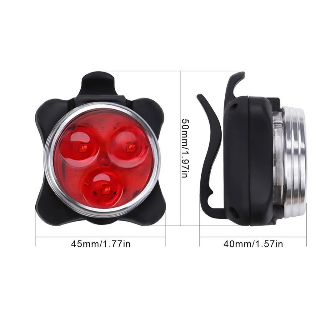 

New Bike Light USB Rechargeable XPE Bike Front Rear Lights LED Bicycle Riding Lamp Waterproof bike