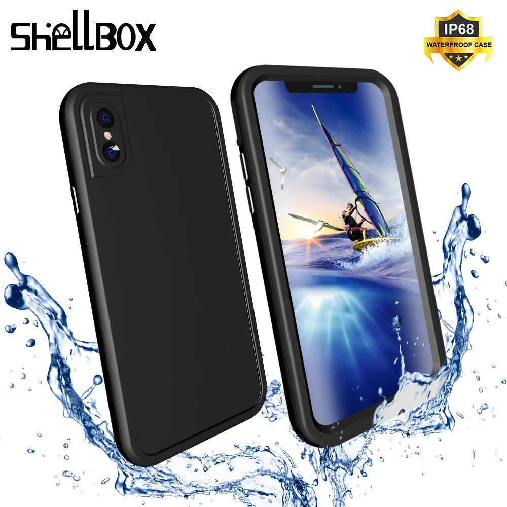 Водонепроницаемый чехол SHELLBOX IP68 ДЛЯ iPhone X с полной защитой 360 градусов для