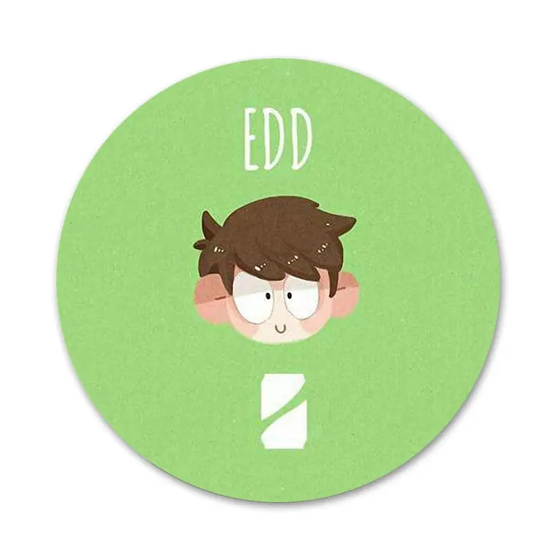 Мультяшный значок Eddsworld для одежды рюкзака украшения подарок | Дом и сад