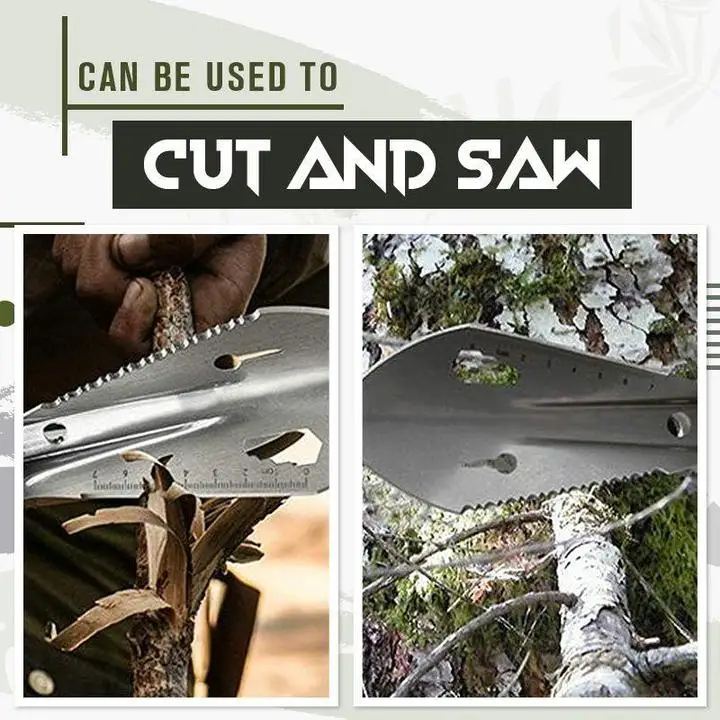 Многофункциональная портативная мини лопатка из нержавеющей стали садовая