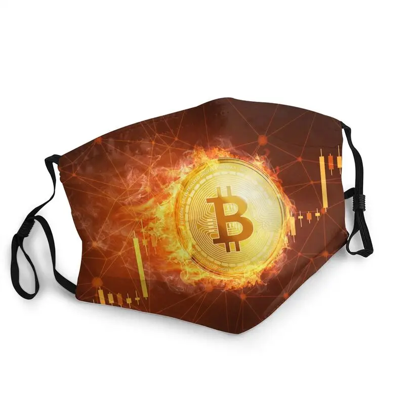 

Моющиеся Bitcoin монета лицевая маска унисекс Btc криптовалюта маска Для мужчин Для женщин Для мужчин против дымки пыле защитный респиратор муф...