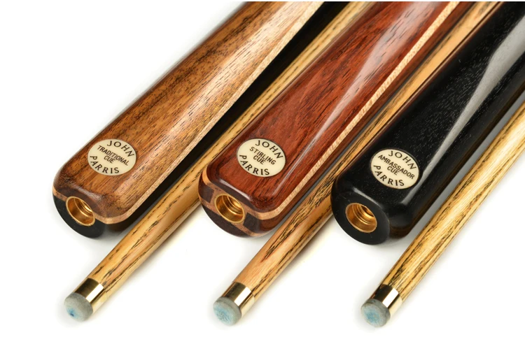 Джон Паррис Billar снукер Кии 3/4 Сплит 9-10 мм наконечник Профессиональный Ashwood Shaft Ebony Butt биллар с отличными подарками