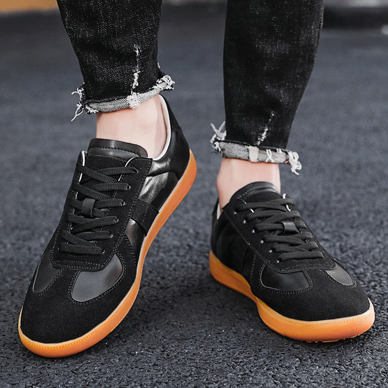 Новинка 2022 года Кожаные мужские кроссовки Прогулочная обувь для путешествий