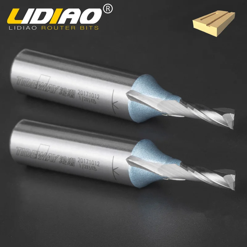 LIDIAO 1/2 &quotХвостовик TCT спиральные фрезы Фрезы для деревообработки вставка резьба