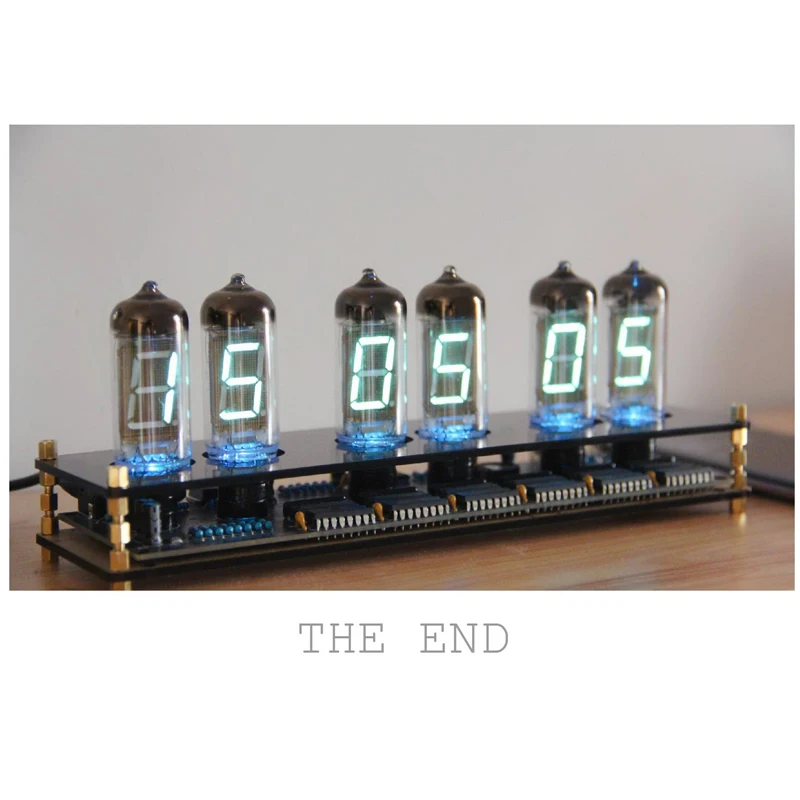 

Горячие Ретро часы IV11 флуоресцентная трубка часы VFD DIY Kit бойфренд подарок аналоговые светящиеся трубки без трубки