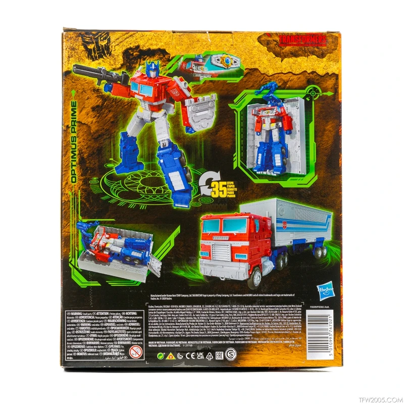 Фигурка Optimus Prime из линейки лидеров Hasbro Transformers War for Cybertron Kingdom.
