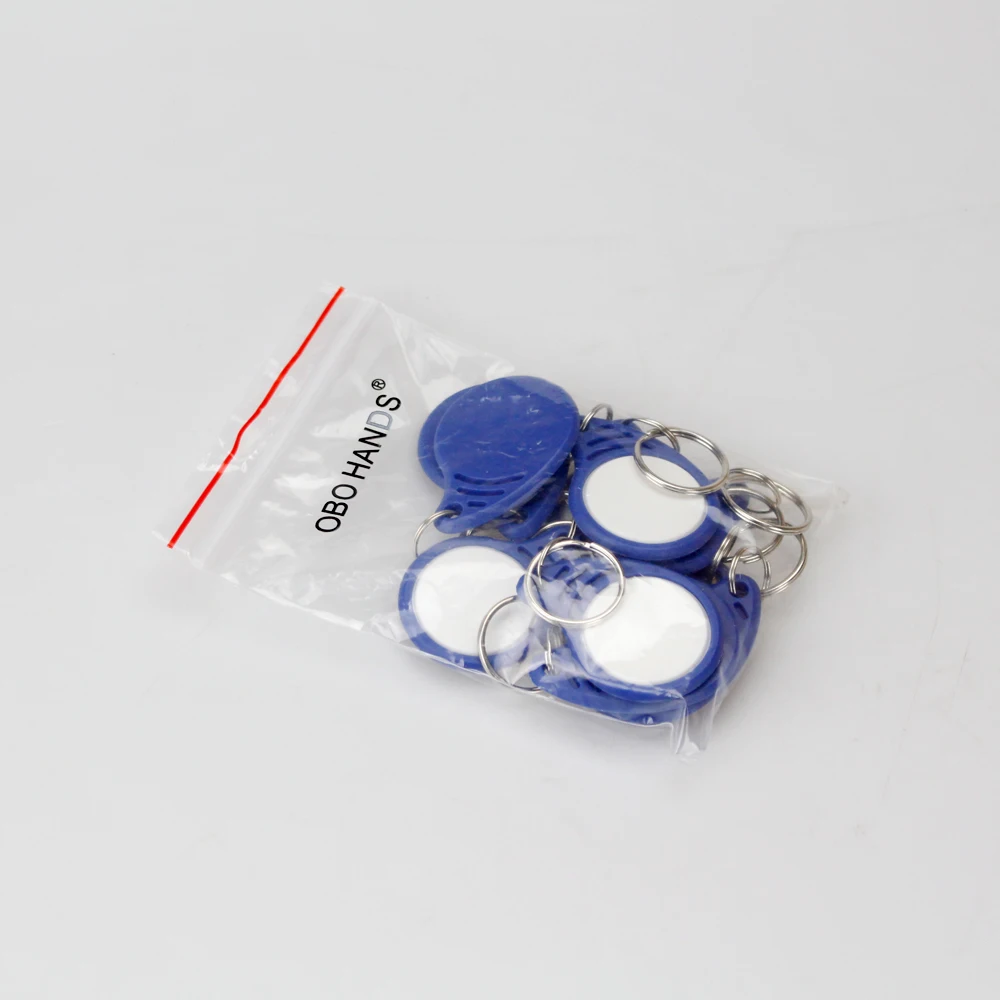 

New Design RFID IC keyfobs 13.56 MHz keychains NFC key tags ISO14443A RFID MF Classic 1K tag for smart access control system