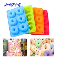 silicone donut mold baking pan non stick baking pastry chocolate cake dessert diy decoration tools bagels muffins donuts maker
