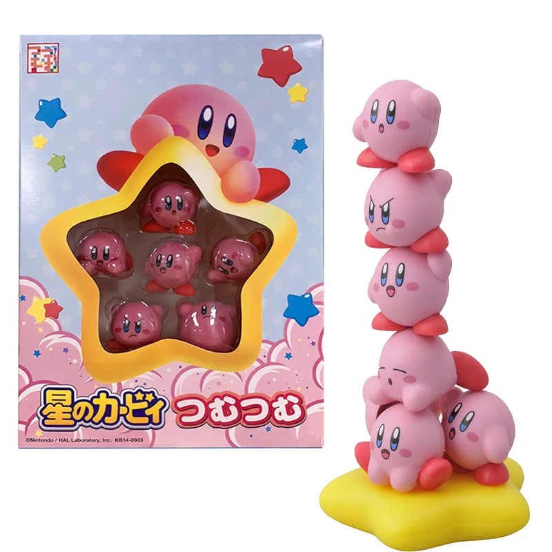 Аниме Kirby розовый набор ваддл ди ДУ игра персонаж Дженга игрушка милый подарок