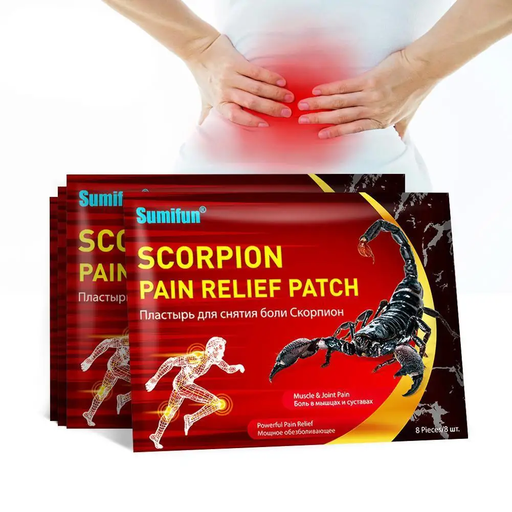 

Scorpion Joint Ache Pain Relief Patches Treatment Muscular Lumbar Muscle Strain Stiff Shoulder Rheumatoid Arthritis Pain Patch