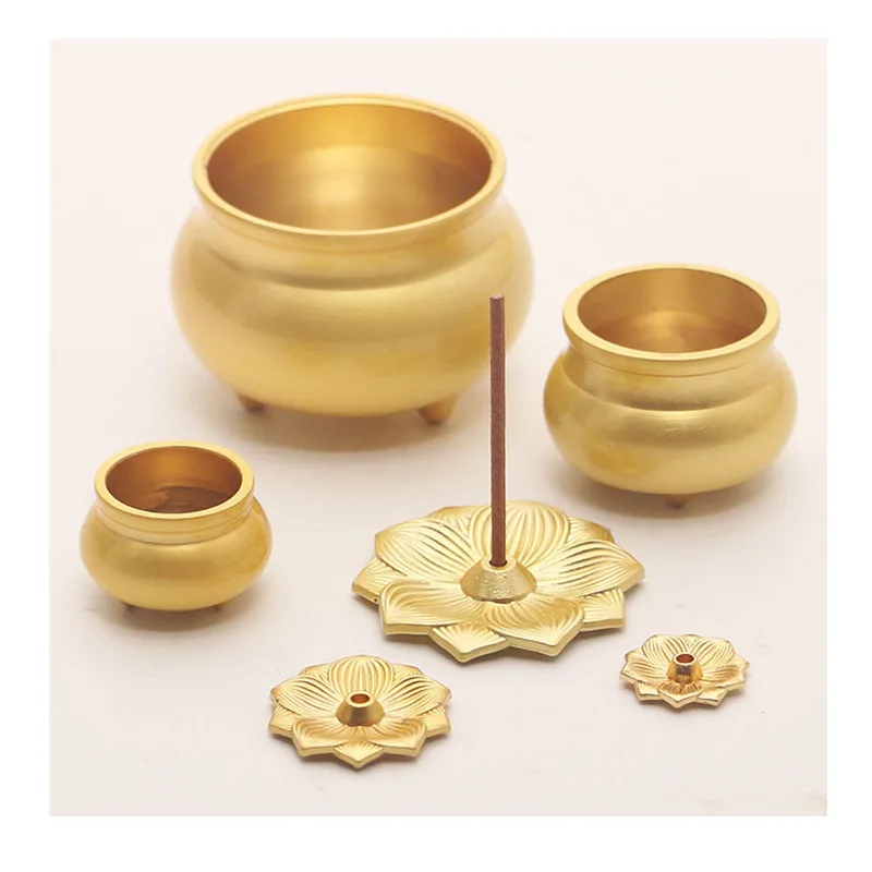 Мини горелка для медный благовоний из латуни сандалового дерева курильница