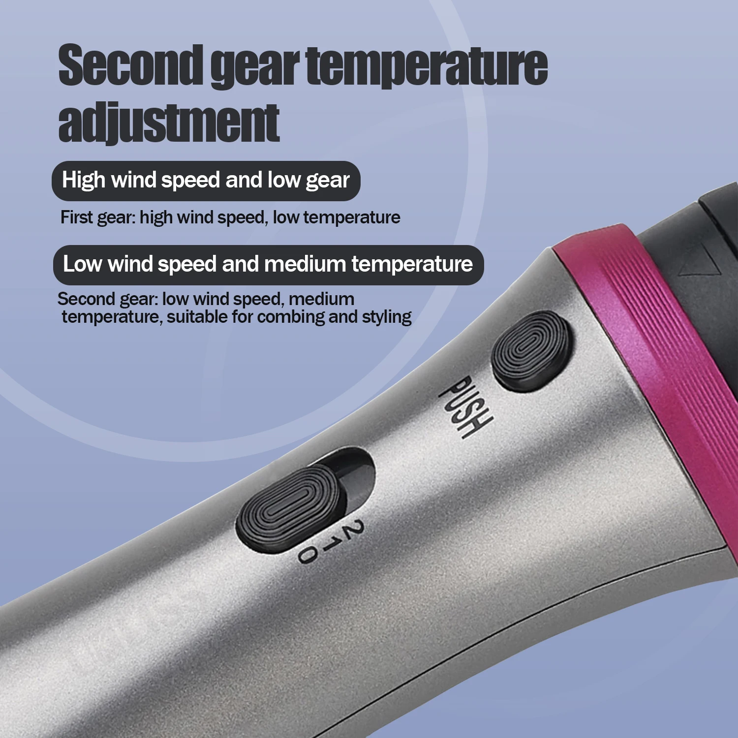 

5 In 1 Hot Air Brush Protable Rotating Hair Dryer Comb Straightening&Culring brush Electric Hairbrush One Step Hair Styling Tool