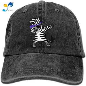Enzenon Cowboy Hat Cap For Men Women Dabbing Zebra