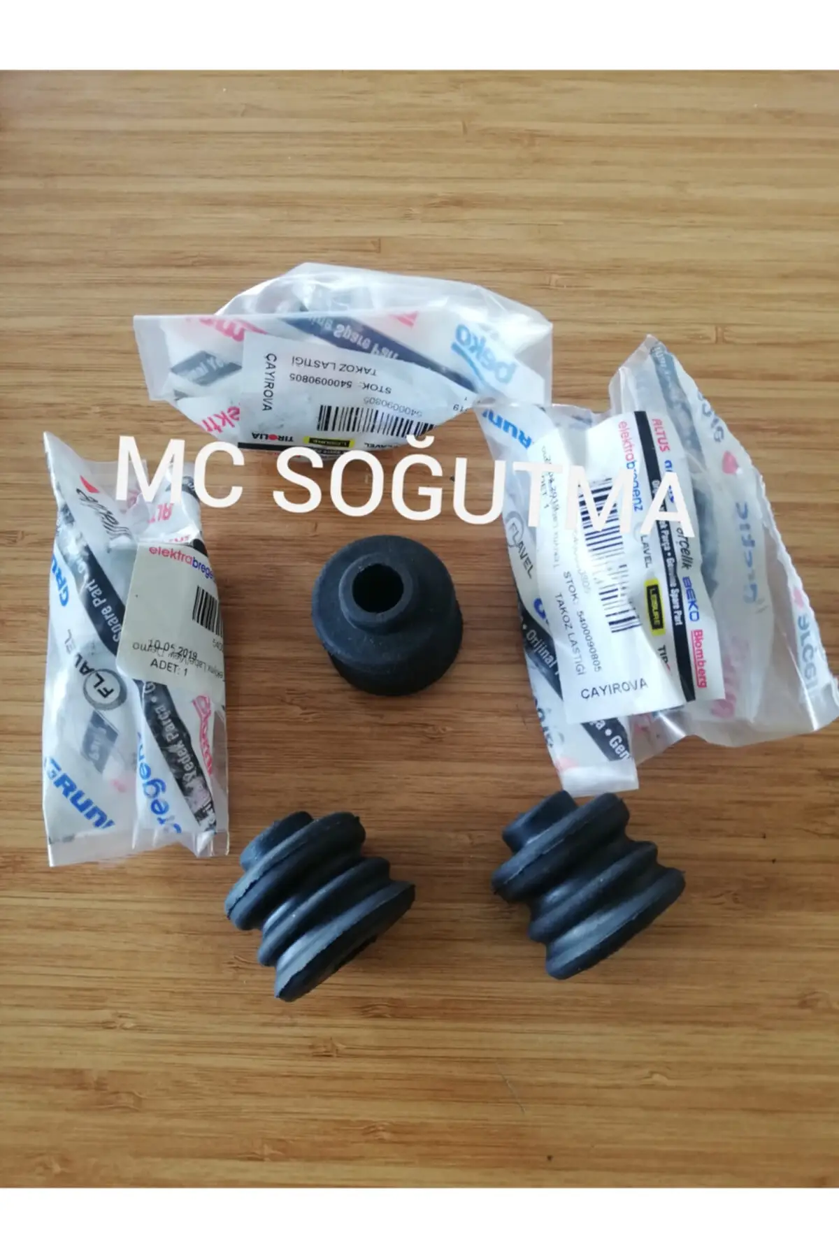 

3 pcs Original Backhoe Altus Air Conditioning Compressor Motor Chock Tire Tyre