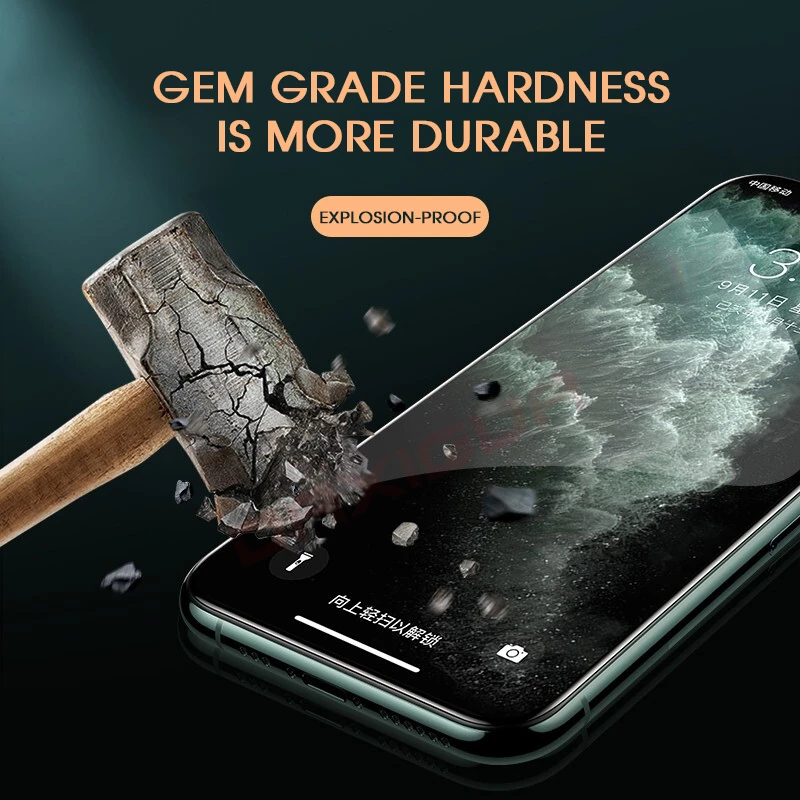 200D полное покрытие из закаленного стекла для iphone 11 Pro X XR XS MAX glass iphone 11 Pro защита экрана защитное стекло на iphone 11