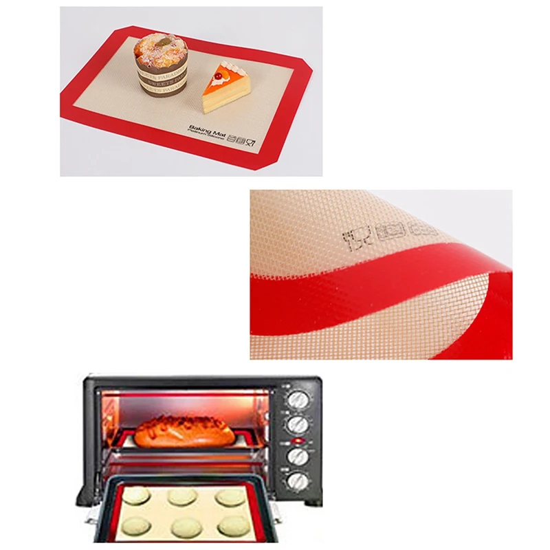 Силиконовый коврик для выпечки 1 шт. замешивания теста термостойкий