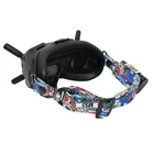 Подходит для DJI FPV flight video glasses V2 граффити цветная повязка на голову с фиксированным ремешком персонализированные аксессуары для дрона