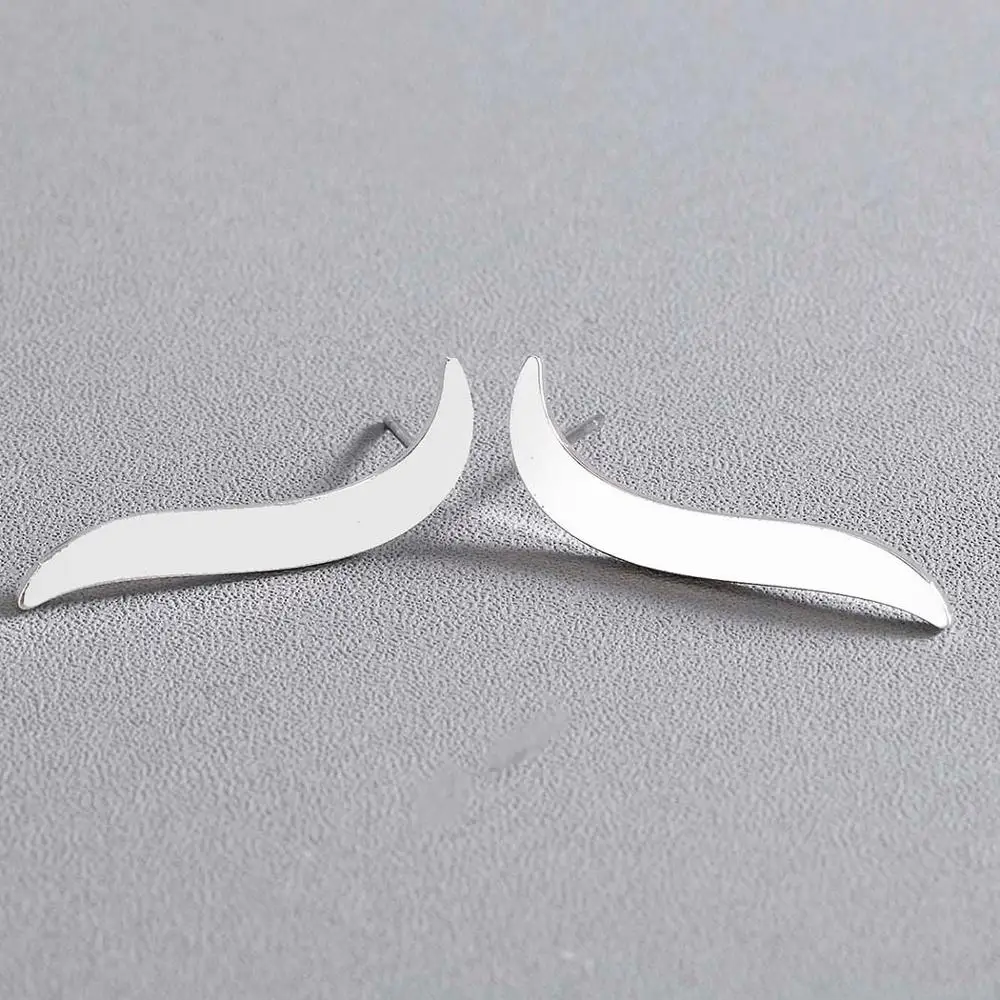 Todorova Point Symbol Quotation Mark Stud Earrings Stainless Steel Jewelry Statement for Women Female brincos Wholesale | Украшения и