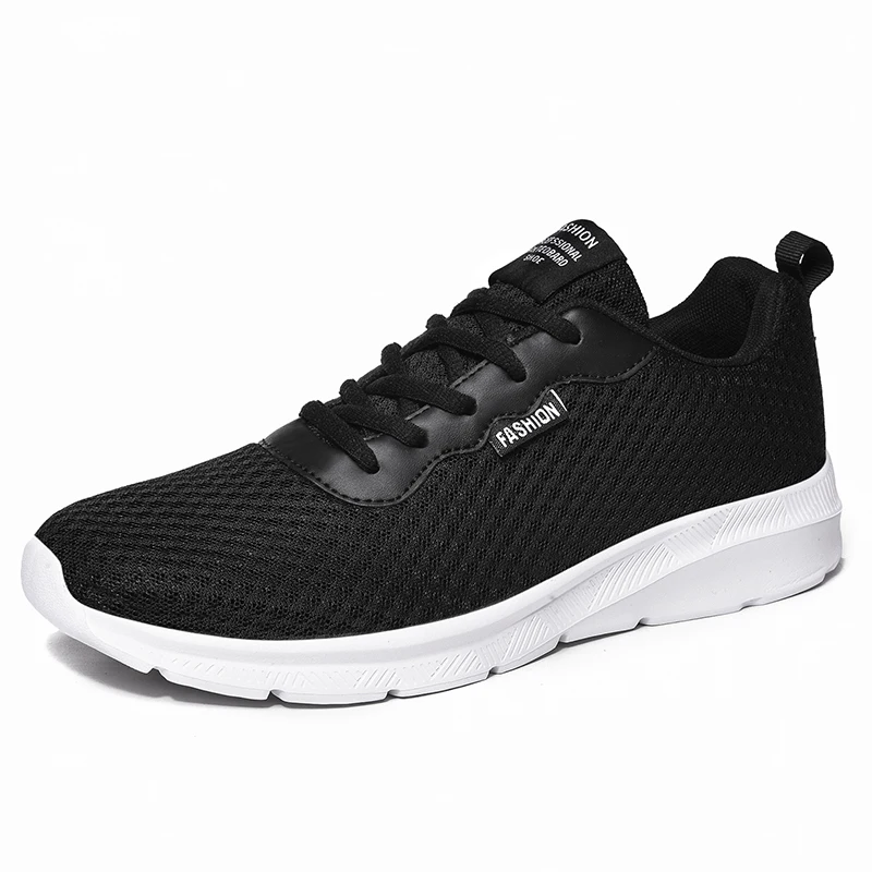 

Summer Men's Shoes Refreshing and Breathable Net Shoes Popular Mid-top Lace-up Comfortable Sports Shoes Mesh Flat Casual Shoes