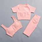 Комплект Спортивный Женский, бесшовный, 13 цветов, Размеры SML