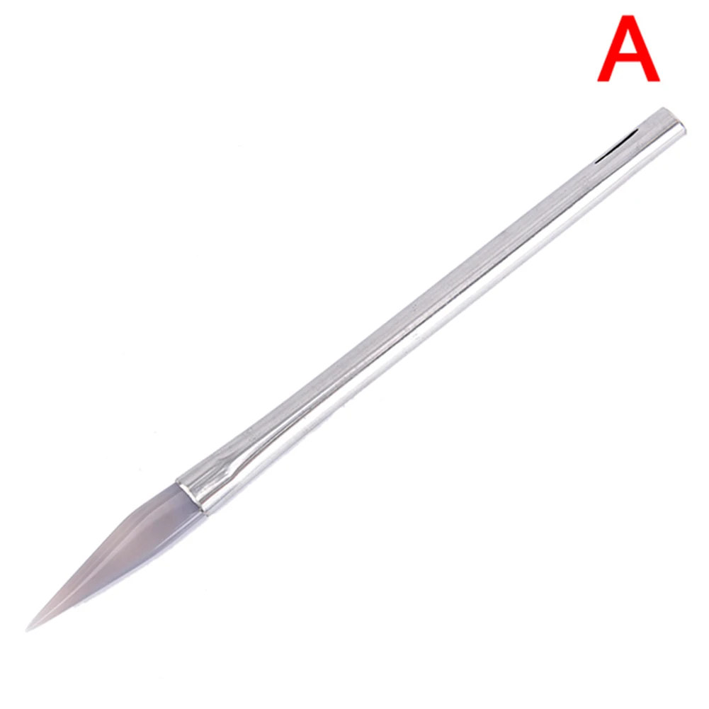 

1Pcs Agate Burnisher Polishing Edge With Handle 195mm/250mm Agate Burnisher FOR Metal Clay Work And Applying Gold Silver Foil