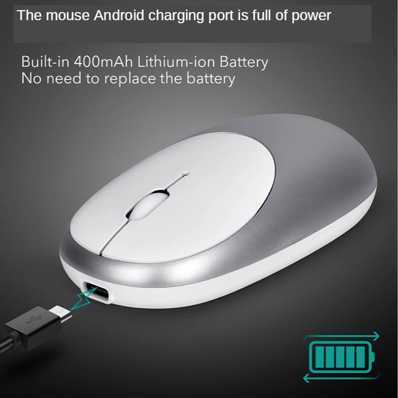 

Rechargeable Wireless Silent USB Optical Ergonomic Gaming Mouse For PC Laptops Computer Mouse souris sans fil pour pc portable