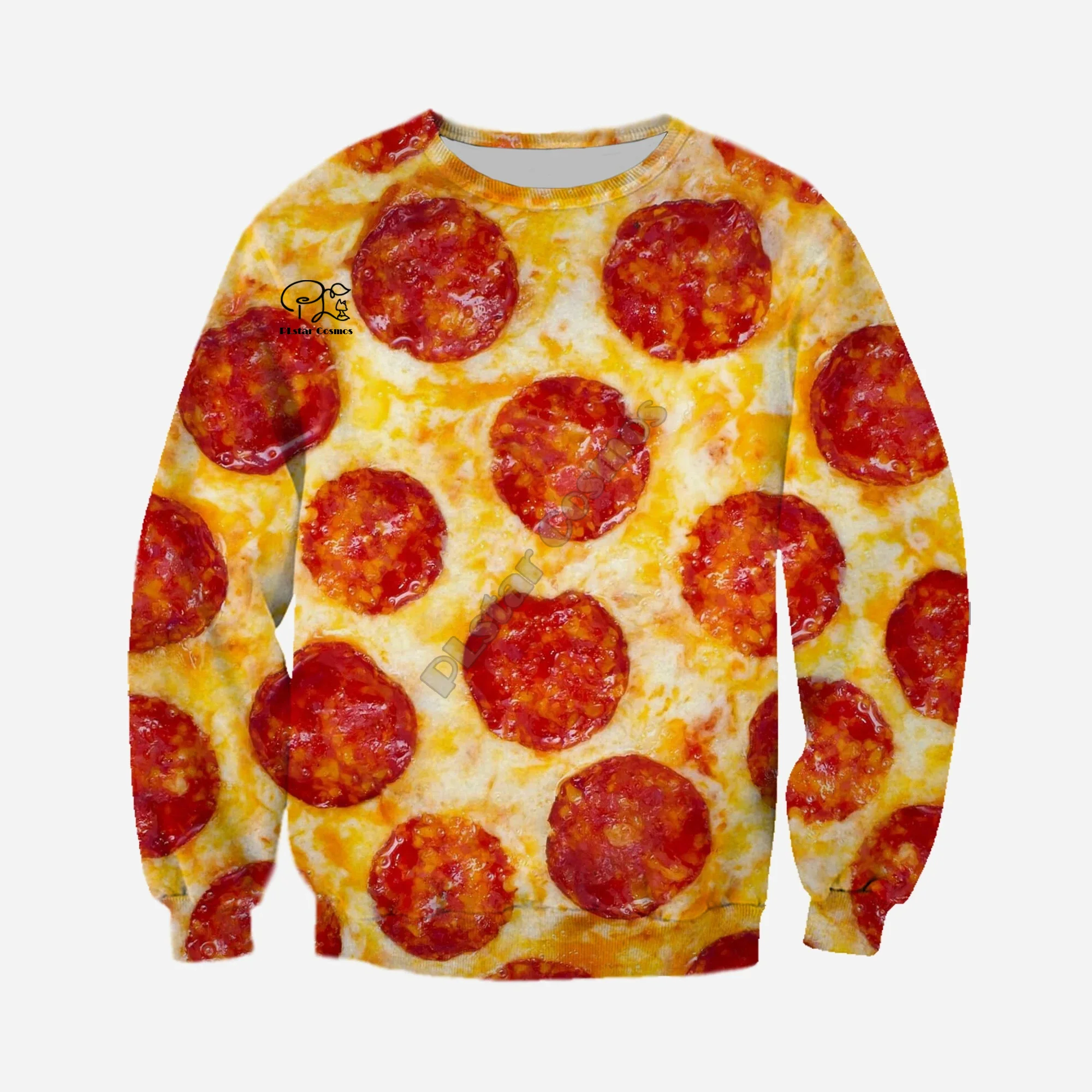 

PLstar Cosmos 3DPrint Bread Pizza Burger Chocolate Noodle Food Harajuku Streetwear Funny Casual Hoodies/Sweatshirt/Jacket/-a7