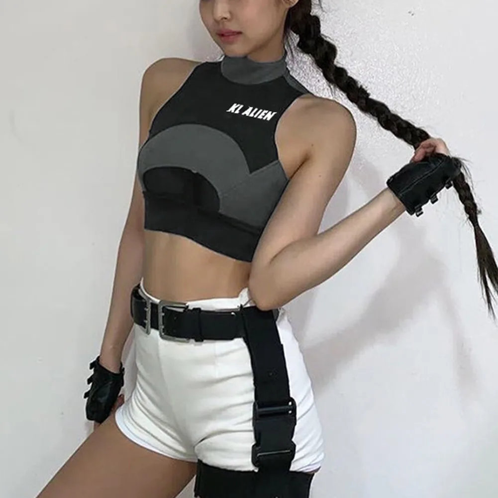 

Женский спортивный бюстгальтер для бега, йоги, спортзала, тренировок, сшитый жилет, укороченный топ, SEC88