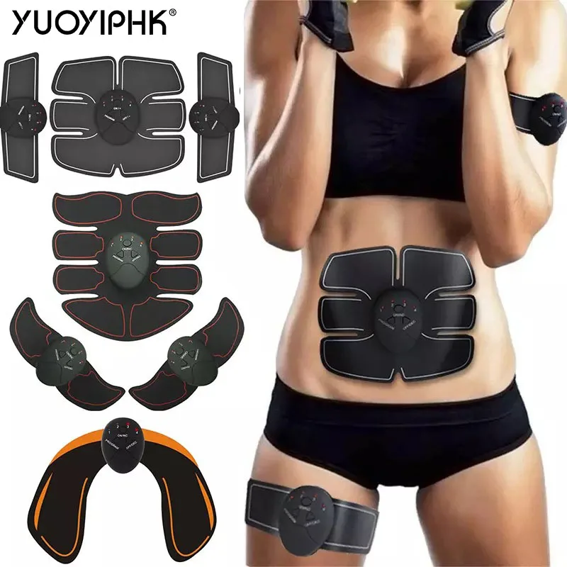 

Electric Muscle Stimulator Ems Intelligent Wireless Buttocks Belly Away Trainer Abdominal Muscle Weight Loss Slimming Massager