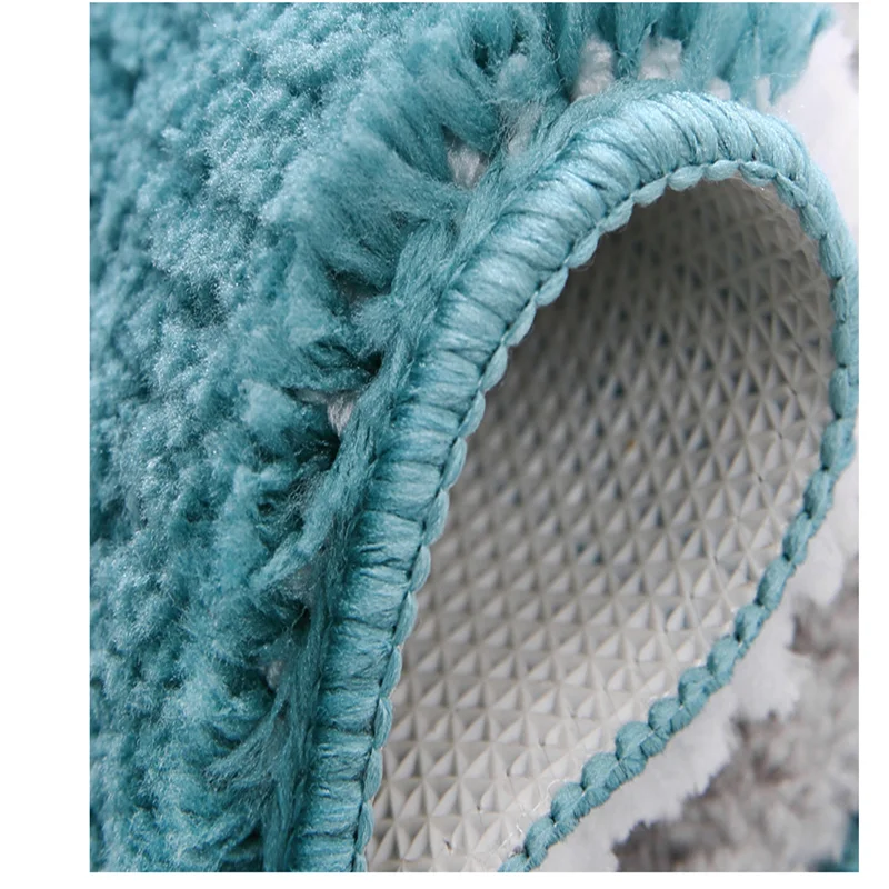 Модный популярный новый флокирующий домашний коврик в полоску для двери удобный