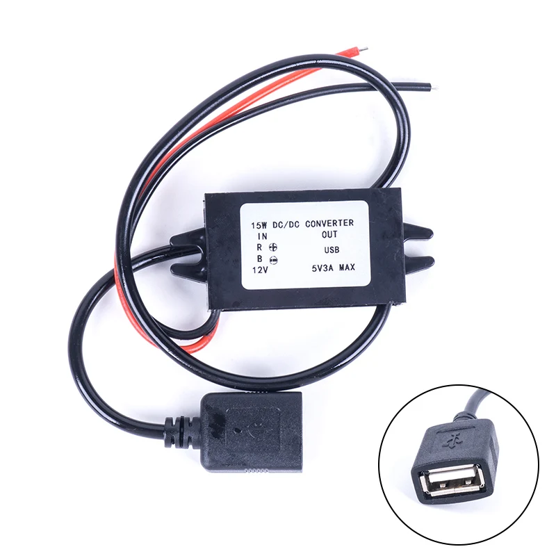 Преобразователь постоянного тока USB 12 В 24 в 36 48 (8 50 в) 5 3 А микро мини Понижающие