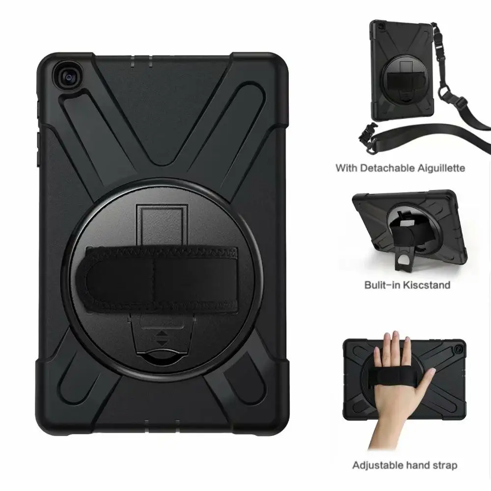 Дети противоударный Heavy Duty силиконовый чехол для Samsung Galaxy Tab A SM-T510 SM-T515 10,1 дюймов 2019 чехол для планшета Funda + платье на бретелях + подставка для ручек