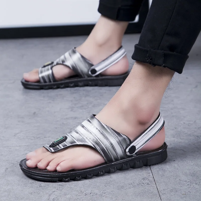 Мужские шлепанцы мужские вьетнамки Мужская обувь летние сандалии пляжная с