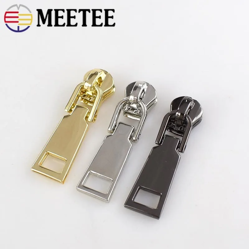 10 шт Высококачественный слайдер застежки молнии для нейлоновые металла швейная 5