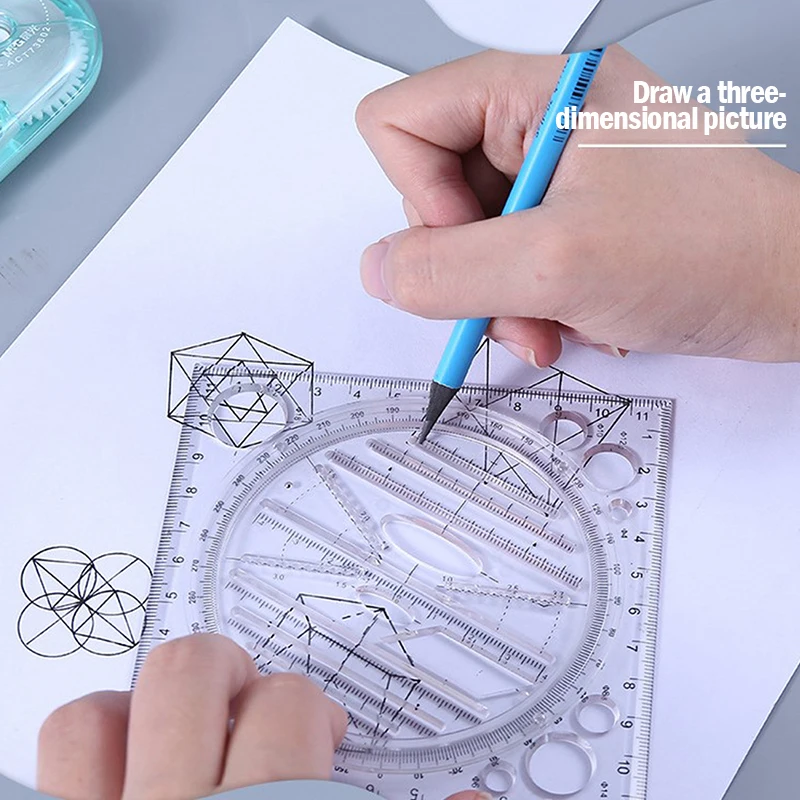 

Art Design Construction Architect Stereo Geometry Ellipse Drafting Scale Ruler