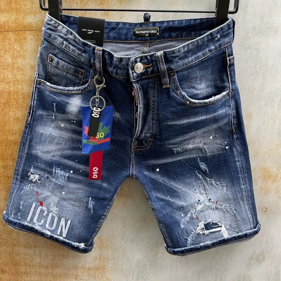 

DSQ PHANTOM TURTLE 2021 New Slim Fit Jeans Men Basic Casual Denim Trousers Plus Size Brand Clothing DSQ9136