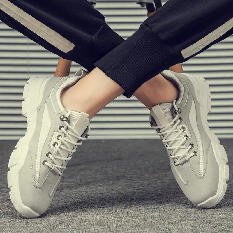 Men Canvas Western Military Ankle Boots Work Casual Shoes Sneakers Cowboy Botas Vintage A55-34 | Обувь