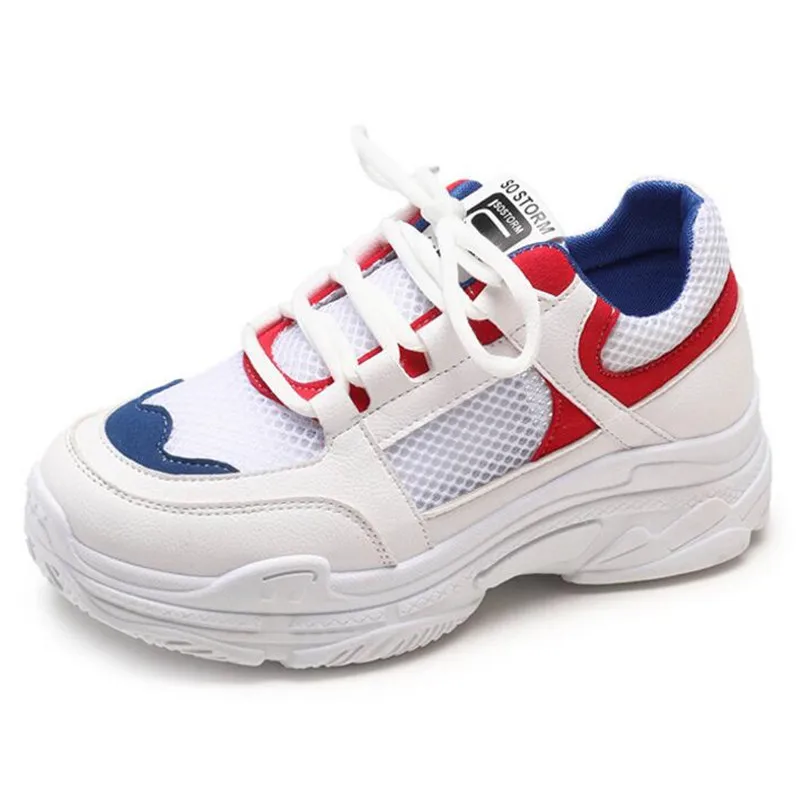 Женская обувь для движения Новинка 2018 года сезон весна осень ulzzang wild Harajuku super fire old