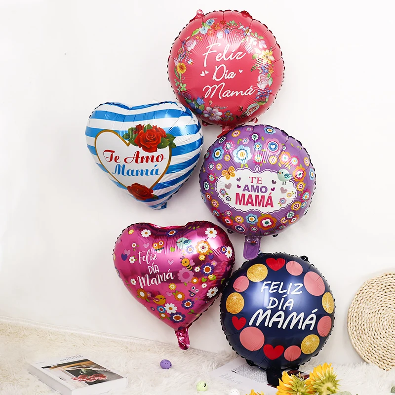 Воздушные шары из фольги TE AMO MAMA 18 дюймов 1 шт. |