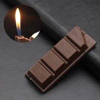 creative lighter unusual personality chocolate metal gas lighter cigarette accessories mens gadgets cool lighter