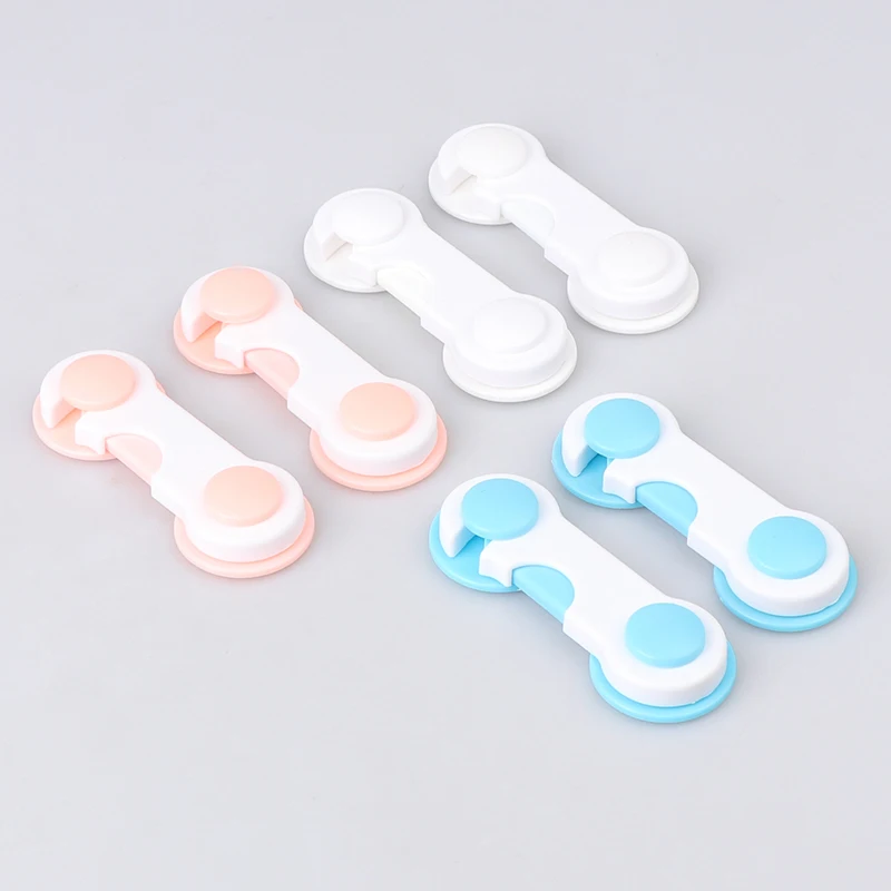 5 piezas de pl&aacute;stico para protecci&oacute;n de seguridad para beb&eacute;s, productos de seguridad para ni&ntilde;os en armarios, cajas, cerradura de puerta de caj&oacute;n-4