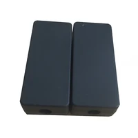 602516mm plastic black small plastic junction box usb module instrument box two end outgoing small shell