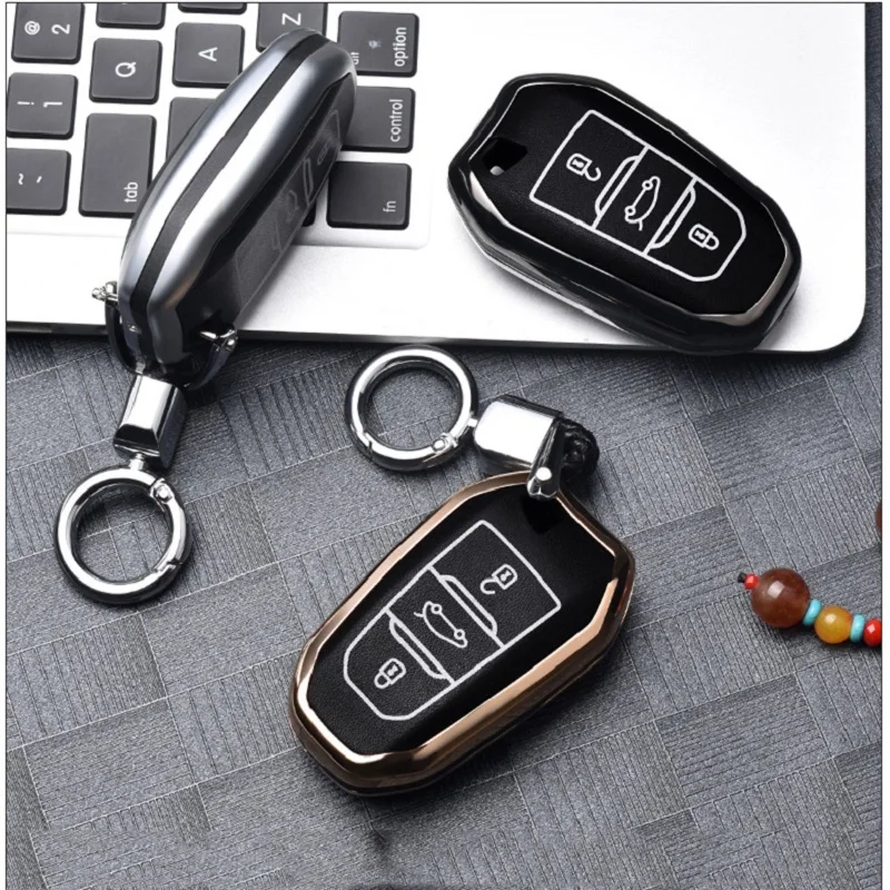 Чехол для автомобильного ключа Peugeot 208 301 308 308S 408 508 2008 3008 4008 автомобильные