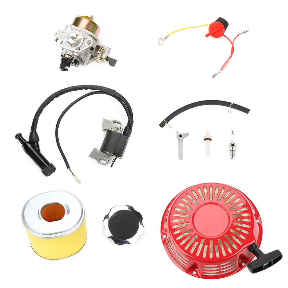 

9Pcs Automobile gasoline engine consumables Ignition Coil Spark Plug Air Filter for Honda GX340 GX390