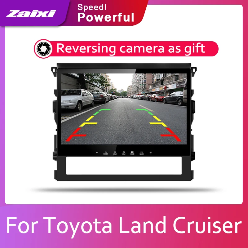 Автомобильная система Android 1080P IPS ЖК-экран для Toyota Land Cruiser LC200 2016 2017 2018 2019