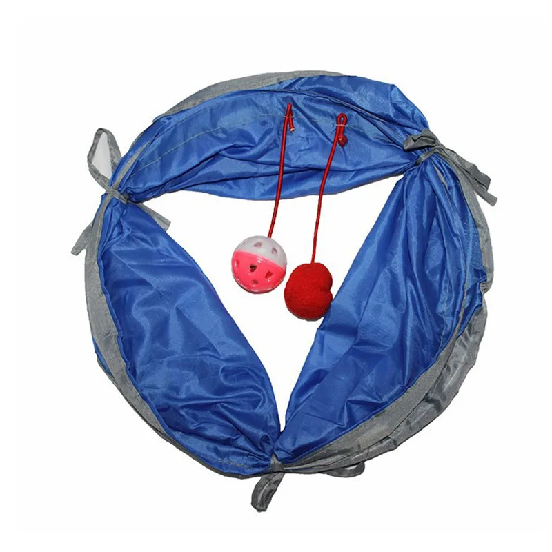 

Cat tunnel toys interactive brain game Funny escaping Foldable Scratch resistant products for pets brain game dla kota juguetes