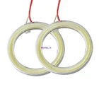 Автомобильные светодиодные фары ангельские глазки DRL, мотоциклетные светодиодные дневные огни ангельские глазки для автомобиля, мотоцикла, дневные ходовые огни