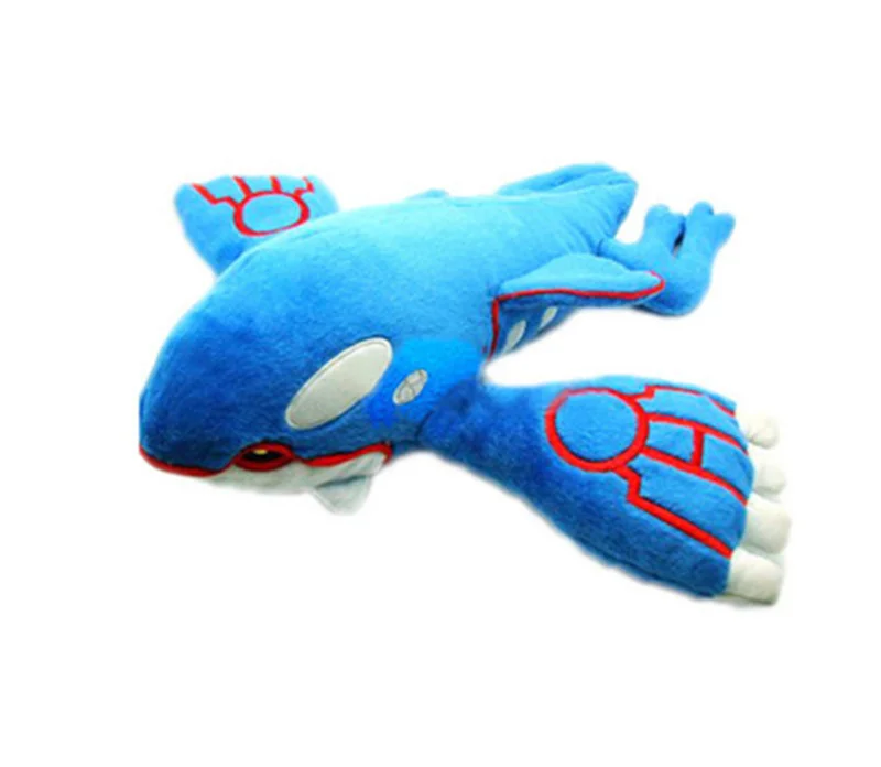 

Pokemon Large Doll Kyogre Plush toy Soft Stuffed Animals doll Children's Birthday Gifts 40cm