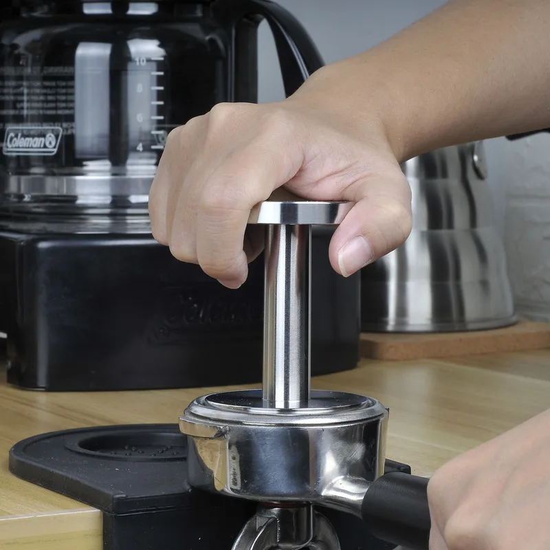 Es пресс o кофе тампер из нержавеющей стали машина плоское основание бариста