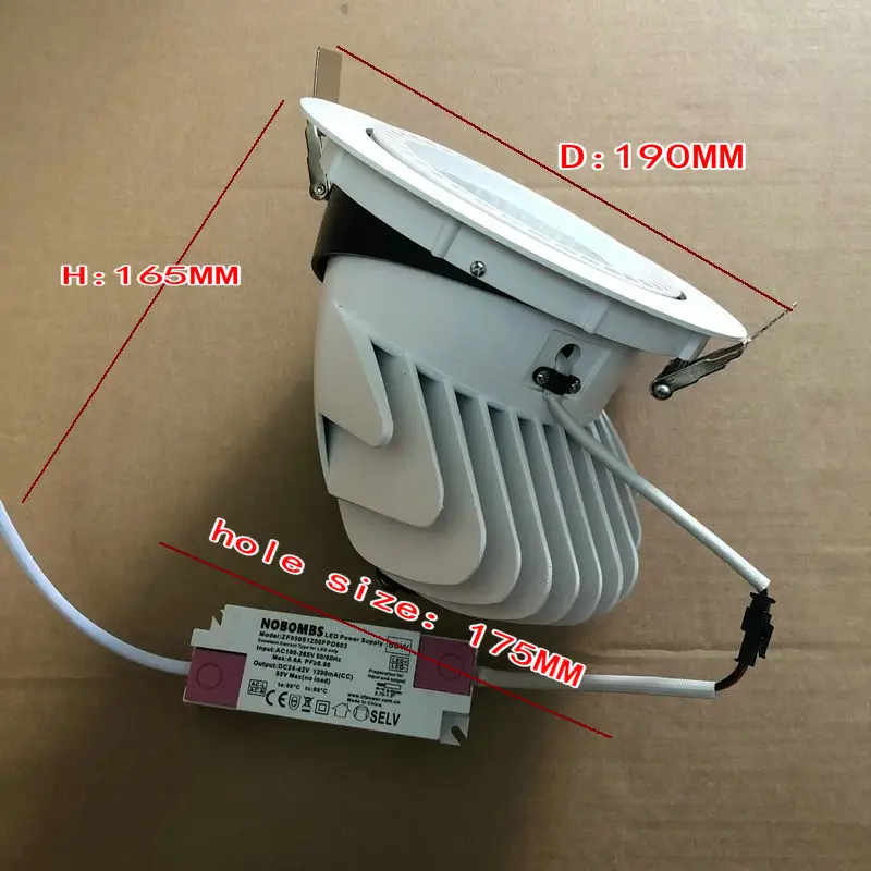 Светодиодные светильники направленного света круглые черные и белые потолочные